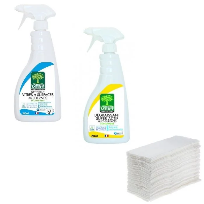 Kit de nettoyage écologique pour chariot